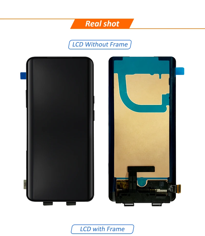 Amoled com Moldura para Oneplus Amoled com Tela de Quadro Lcd para Oneplus Original Super Tela 10-touch 6.67 7 Pro 4 LCDs de celular