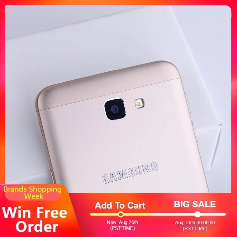 Оригинальный samsung Galaxy On5 2016 G5700 3 ГБ ОЗУ 32 Гб ПЗУ 5 0 ''Восьмиядерный gps Две sim карты