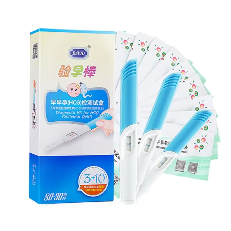 Три комплекта для теста на беременность и десять тестов раннюю K1KB|Товары женской