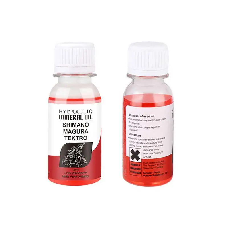 Велосипедная тормозная система с минеральным маслом 60 мл жидкость для горных