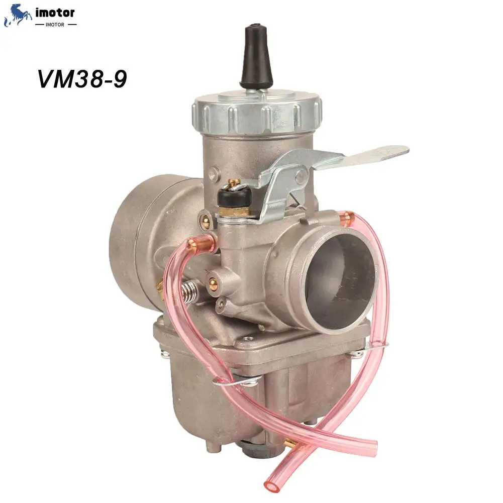 

Motorcycle VM38 38mm Carburetor For Mikuni VM38-9 Round Slide Spigot Carbs 2 Stroke Motocross ATV Quad UTV 42-6025 13-5006