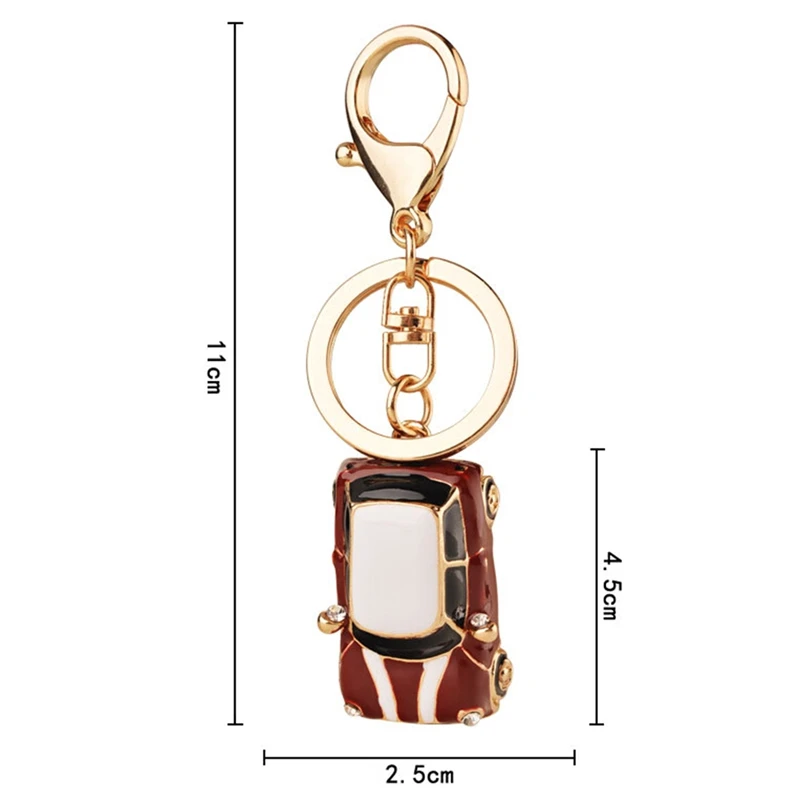 

Metal Alloy Car Model Key Chain Key Ring Car Interior Purse Bag Pendant Keychain Decoration Hanging Keyring