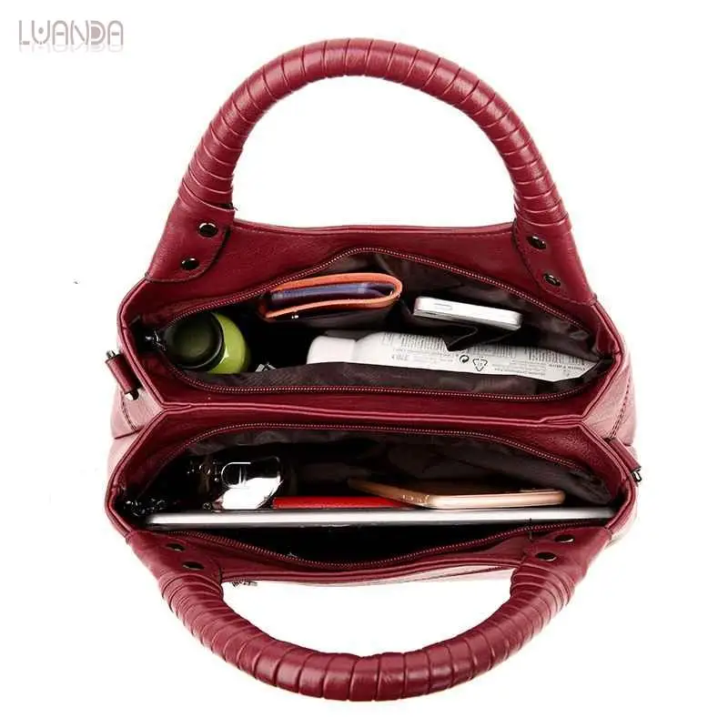 Брендовая женская сумка модная повседневная из искусственной кожи Классическая