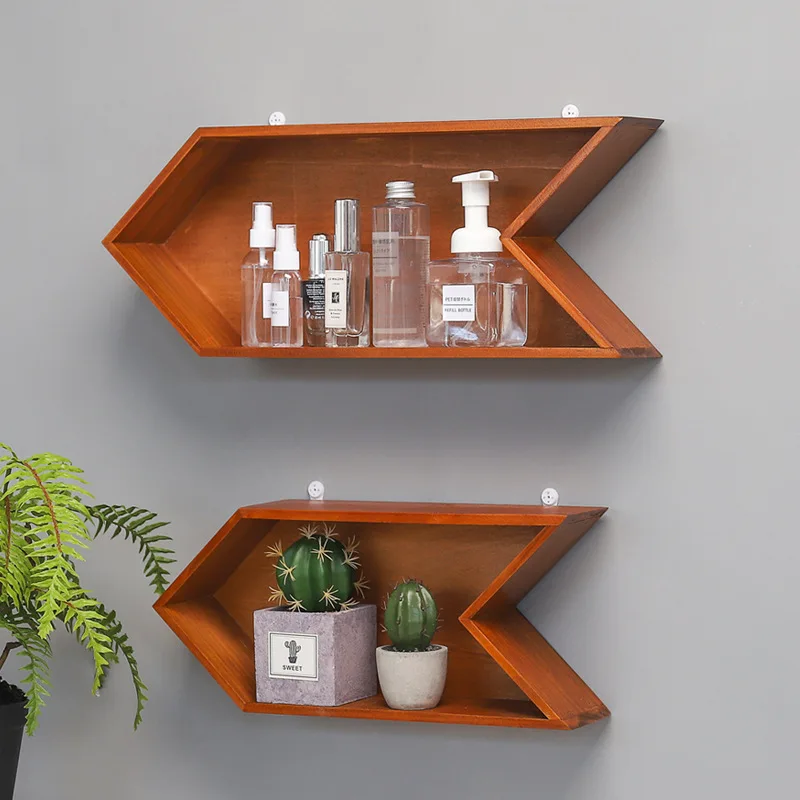 Европейский стиль ретро твердая деревянная стреловидная настенная подвесная