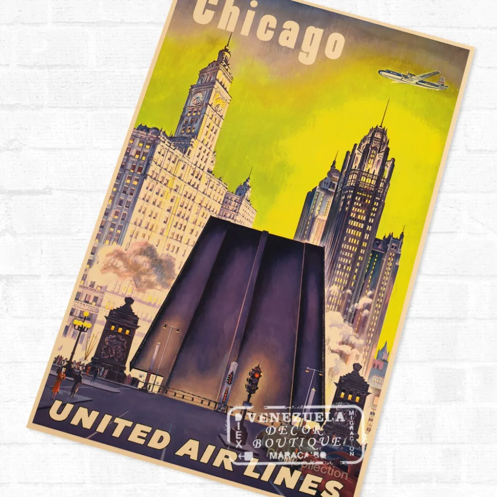 Дания: один из скандинавских стран постер для путешествий винтажный Ретро Холст