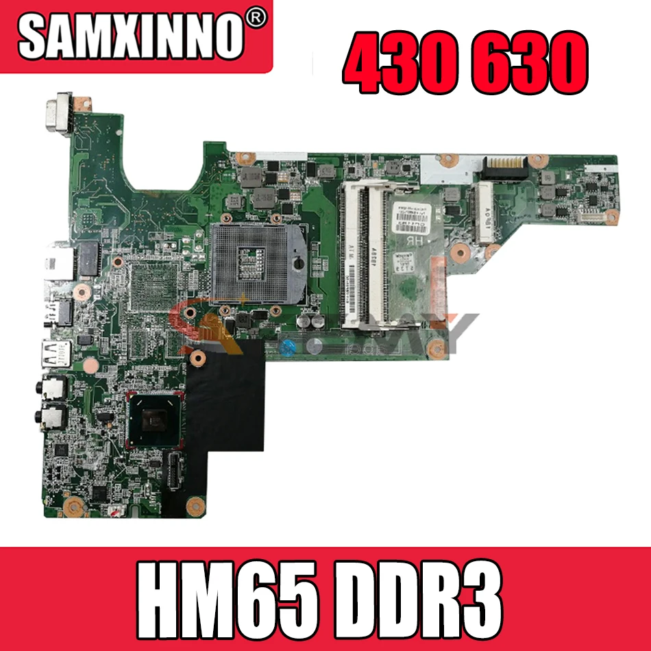 

Материнская плата Akemy 646671-001 для ноутбука HP 430 630, материнская плата HM65 DDR3 UMA MB, полностью протестирована