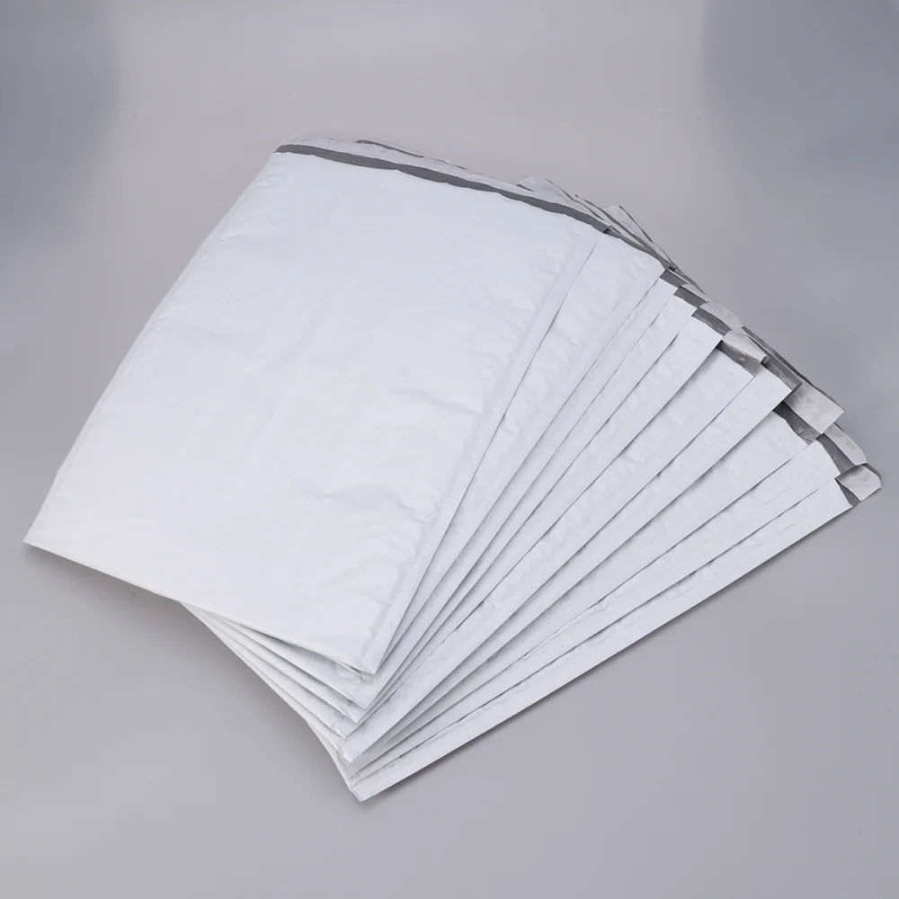 

10pcs Bubble Mailing Bags Padded Envelopes Bubble Envelope Bags Anti-Shock Anti-Pressure Packaging Mailing Bags(26x34cm)