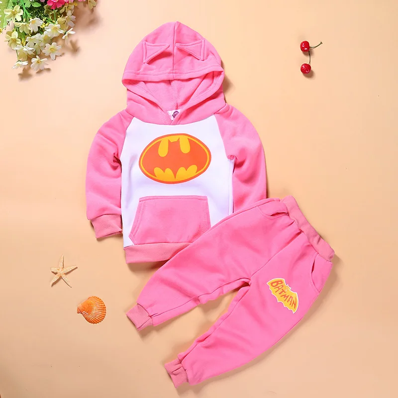 Комплект одежды для мальчиков и девочек толстовка с капюшоном штаны детское