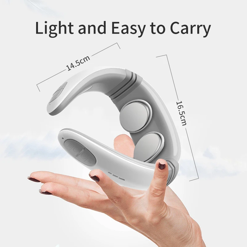 Jinkairui 2020 Newest Pulse Neck Massager Rechargeable Remote Control 6 Modes Far Infrared Heating Gift Relax Fatigue Dropship | Красота и