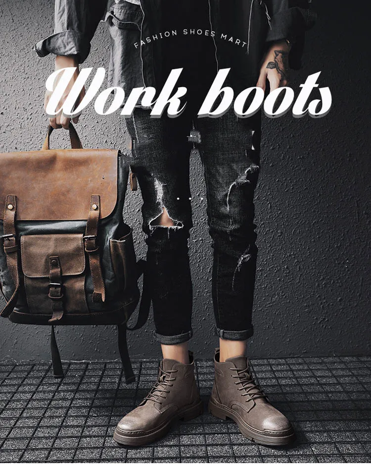 Настоящие новые Брендовые мужские ботинки; Martens; теплая зимняя обувь; мужские мотоциклетные ботильоны; doc martins; сезон осень-зима; мужские оксфорды
