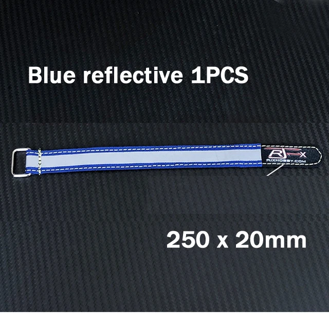 RJX Kevlar Magic Battery Strap 250x20mm Blue reflective