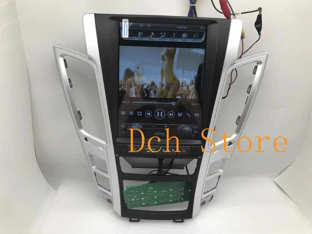 10 4 дюймовый вертикальный экран Tesla Style Android 9 0 автомобильный DVD плеер GPS для Cadillac Old