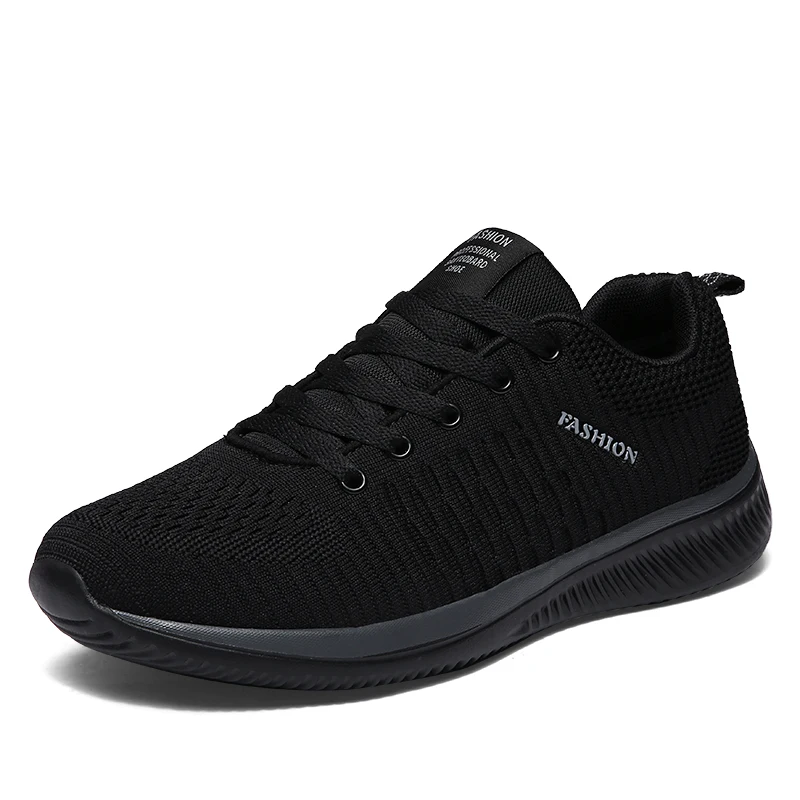 Damyuan/зимняя повседневная обувь на меху Мужская дышащая обувь; Zapatos De Hombre; большие размеры 46; обувь без застежки для мужчин; Легкие мужские кроссовки; повседневная обувь черного цвета кроссовки мужские - Цвет: black breathe