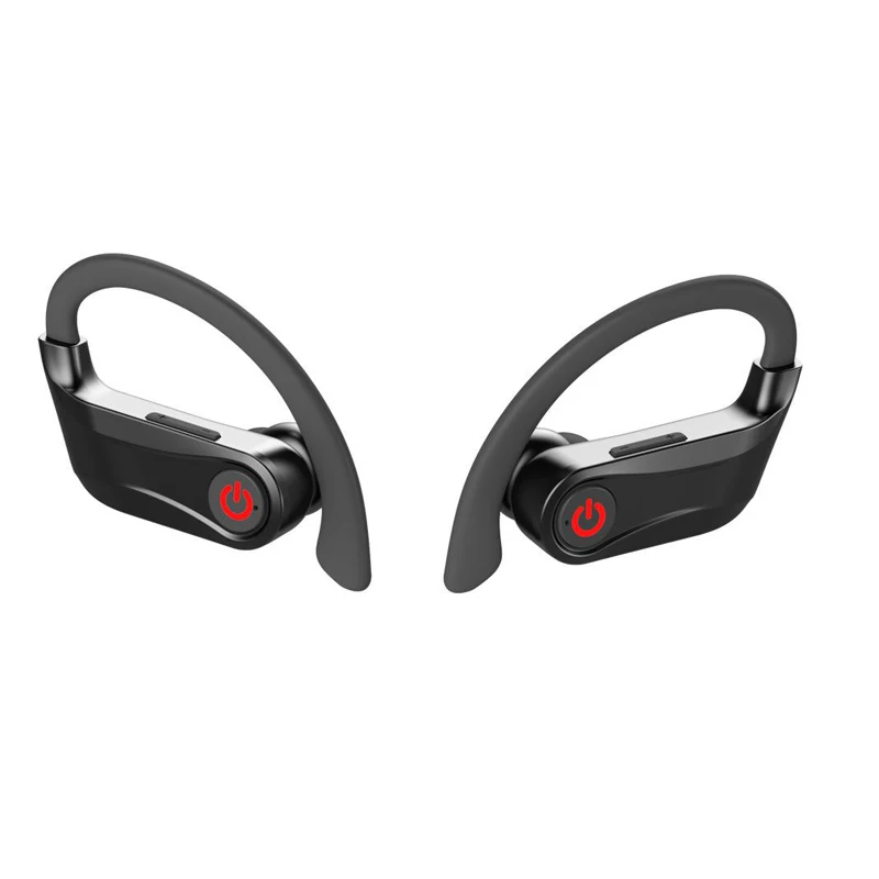 Bluetooth наушники беспроводные гарнитура с ушным крючком спортивные игровая для