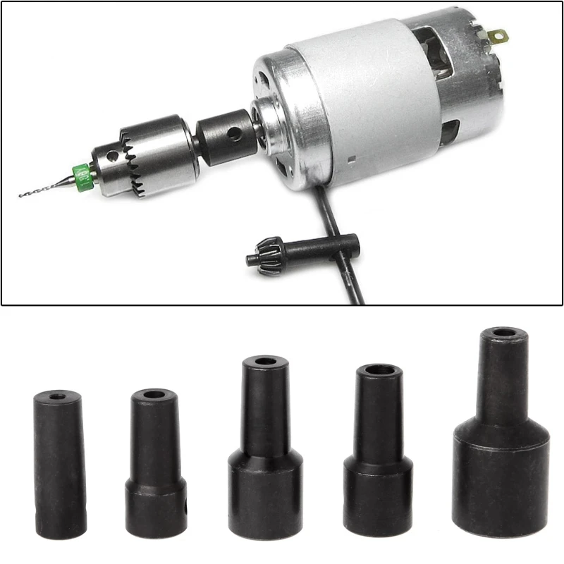 

Соединитель вала двигателя 5 мм-14 мм, Редукционный втулка, соединительный стержень для сверлильного патрона B12, полезное высокое качество