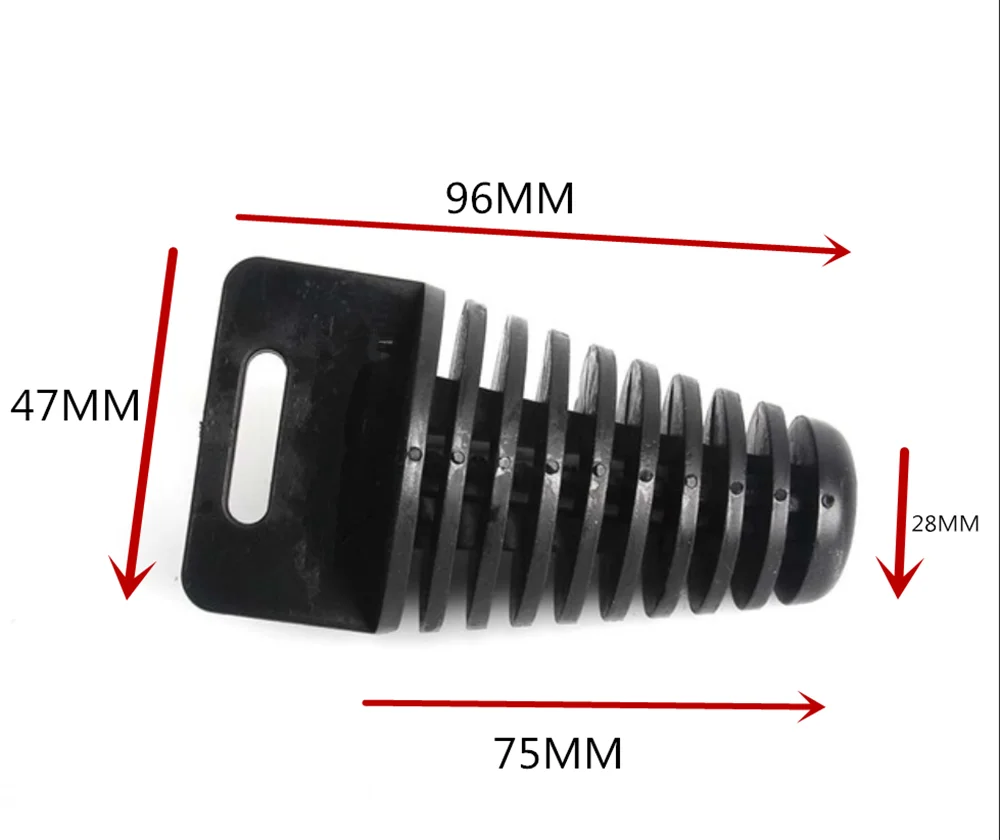 Мотоциклетная выхлопная труба пробка в глушитель для очистки водонепроницаемый