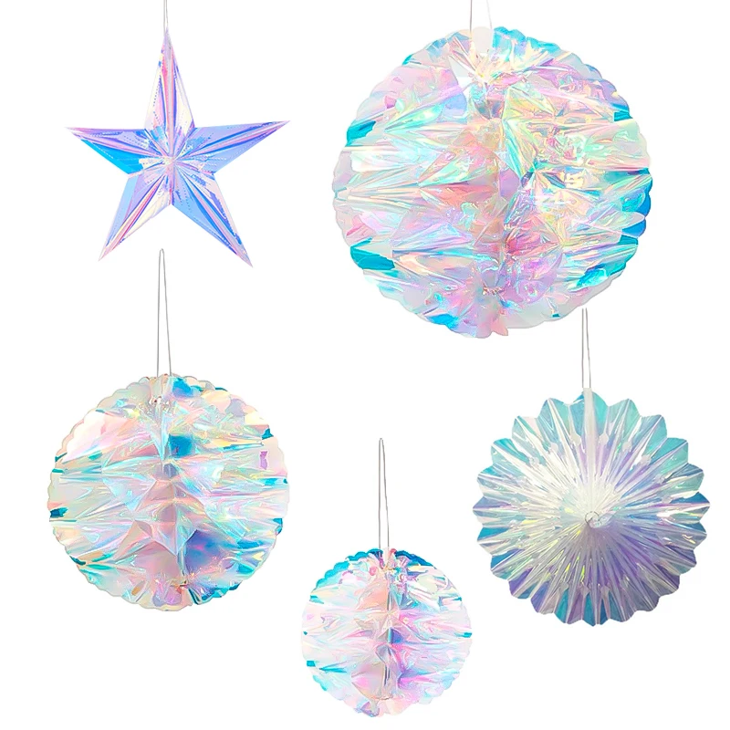 Радужные пленочные сотовые шары праздничное украшение для вечеринок детский душ