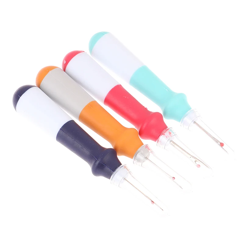 

Plastic Handle Sharp Craft Thread Cutter Seam Ripper Safety Handle Stitch Unpicker Hand Tools Needles Arts Sewing Accessories