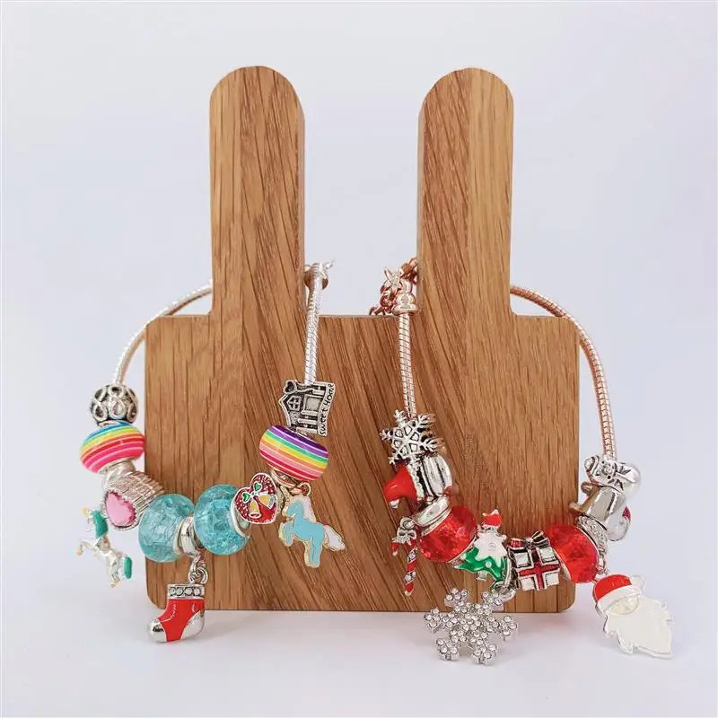 

Christmas Advent Countdown Calendar DIY 2pc Bracelets 24 Days Charms Bracelet Beads Set Surprise Box For Kids Xmas Gifts Box