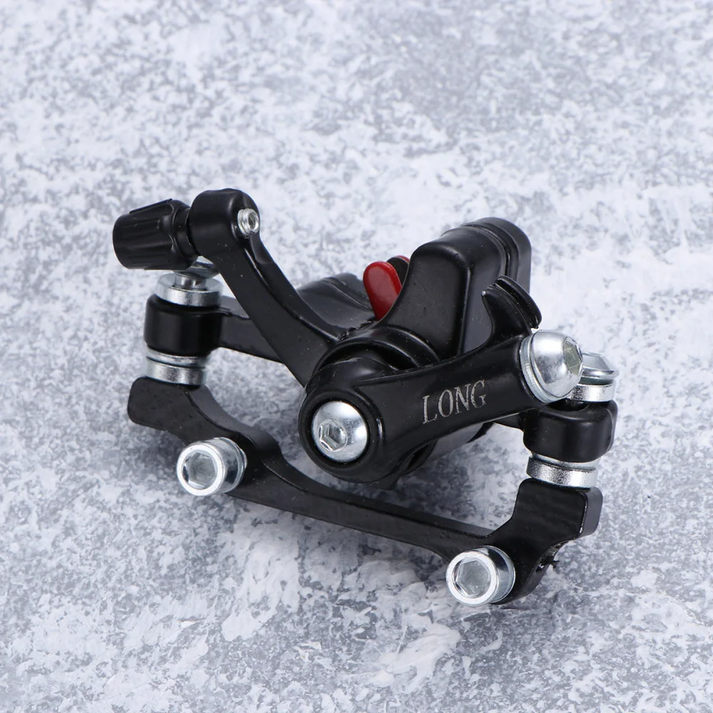 

2PCS/Set Mountain Bike Front And Rear Disc Brakes Aluminum Disc Brake Clamp(Black+Silver)