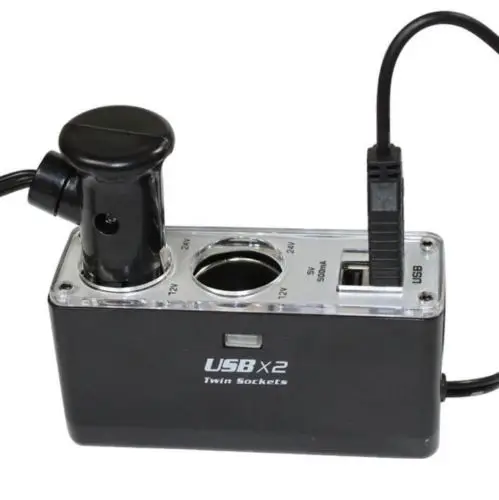 Автомобильное зарядное устройство с двумя USB-портами 12 В | Автомобили и мотоциклы