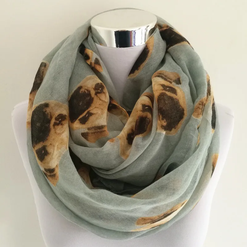 

Hot sale infinity Scarf women animal print bandana warm scarf for women tartan scarves