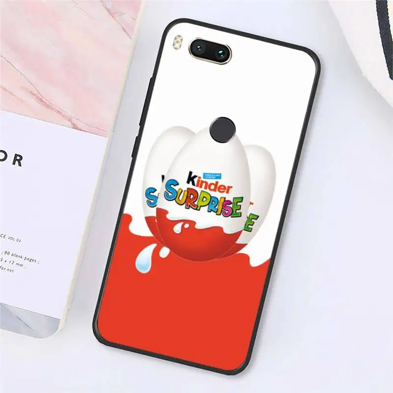 

Trolly egg KINDER JOY Surprise Phone Case For Xiaomi Redmi note 7 8 9 t k30 max3 9 s 10 pro lite Luxury brand shell funda coque