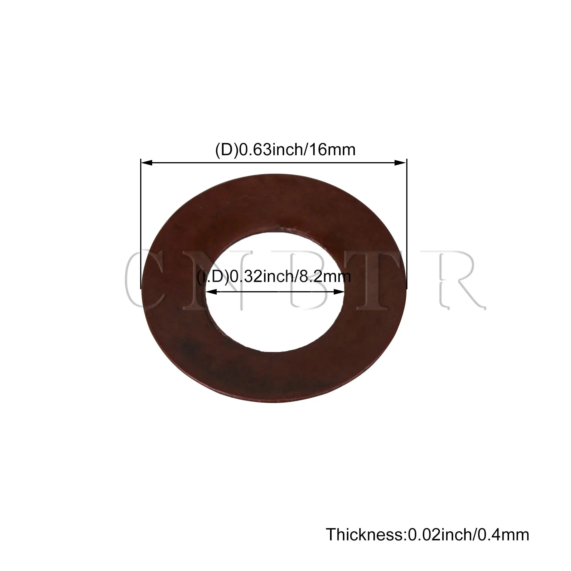 

CNBTR 20Pcs Industry Locking Washers Compression Flat Connection 16x8.2x0.4mm