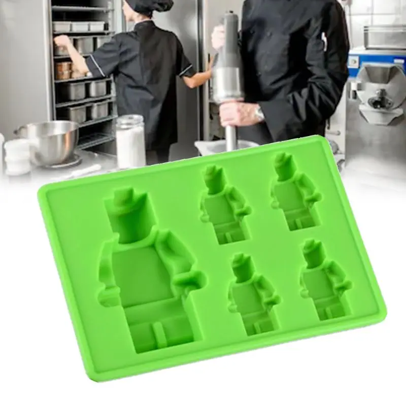 Форма робота ледяная форма лоток для мороженого приготовления йогурта DIY