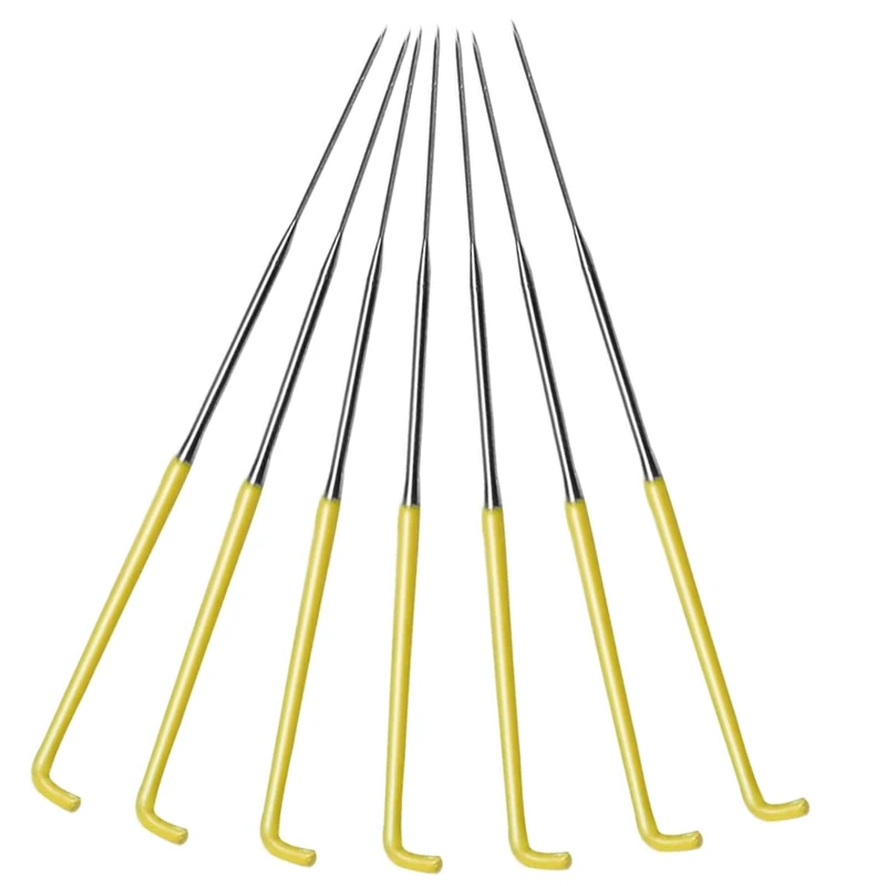 

LMDZ принадлежности для валяния шерсти набор игл для валяния иглы инструмент для валяния с пластиковой коробкой для шерстяного валяния (желтый, S)