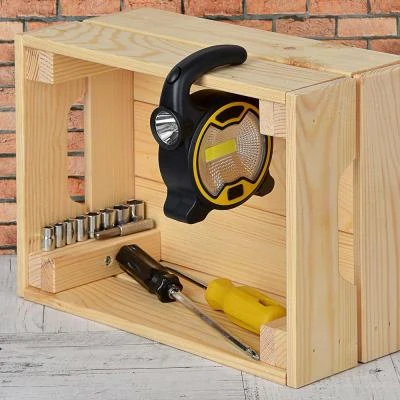 ЧИНГИСХАН Фонарь рабочий 2 режима: 1 Led COB 5Вт 3xAA|Портативные фонари| |