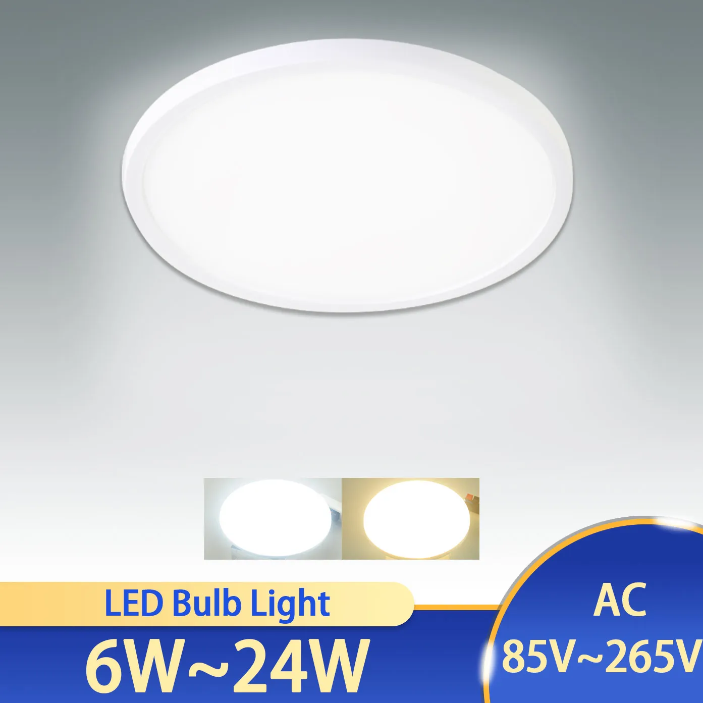 

Ceiling Light LED 6W 9W 13W 18W 24W Panel Lamp Surface Mounted AC 85-265V Down Light Modern Lamp For Home led ceiling Lighting