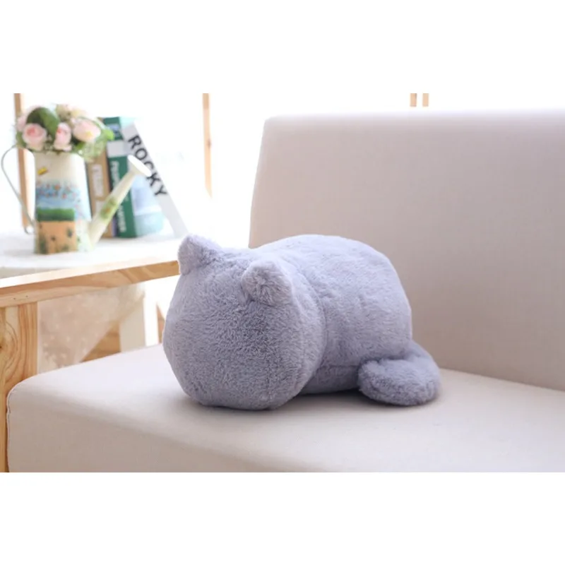 

33cm Ashin Cat Plush Cushions Pillow Plush Toys Back Shadow Cat Filled Animal Cute Cat Pillow Stuffed Toys Home Decoration