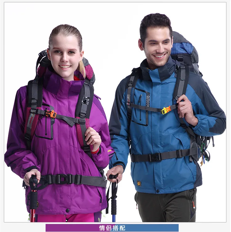 Sen zhou Jack Wolfskin открытый Двухсекционный флисовый съемный плечевой внутренний плащ куртка для мужчин и женщин Thre