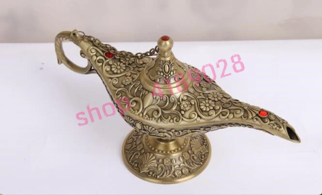 Чистая медь Аладдин Бог лампа | Дом и сад