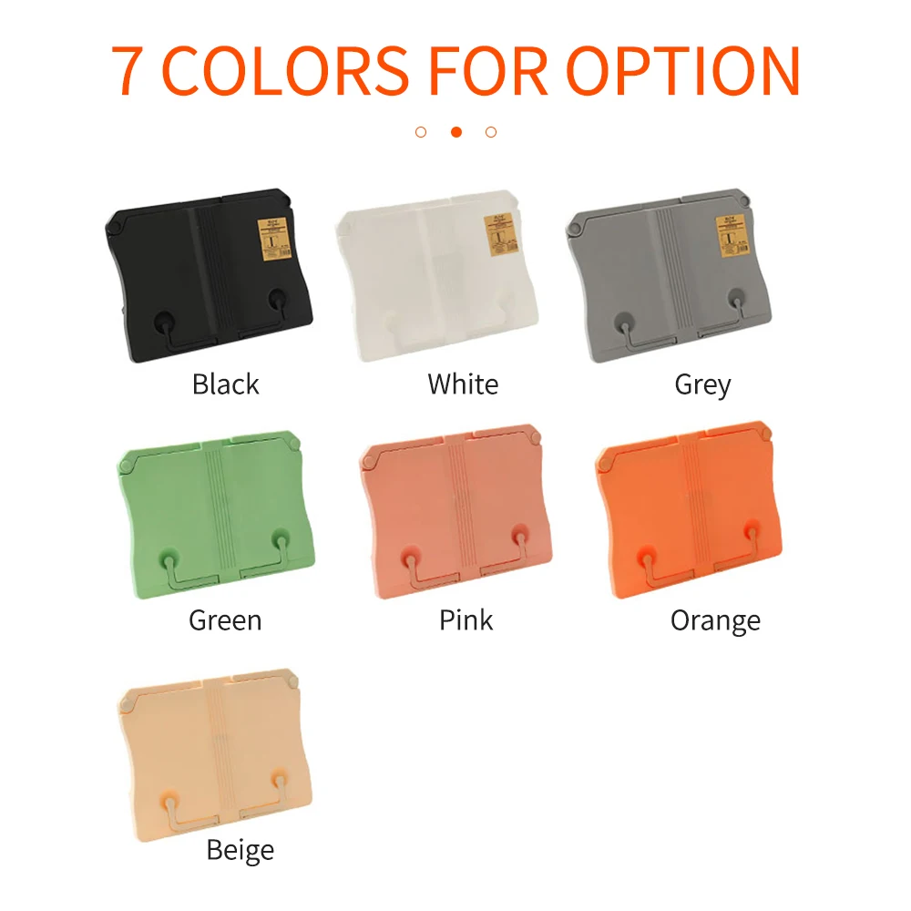 

Plastic Book Reading Stand Adjustable Book Holder Bookstand for Adult Student Music Book Cookbook Magazine Tablet