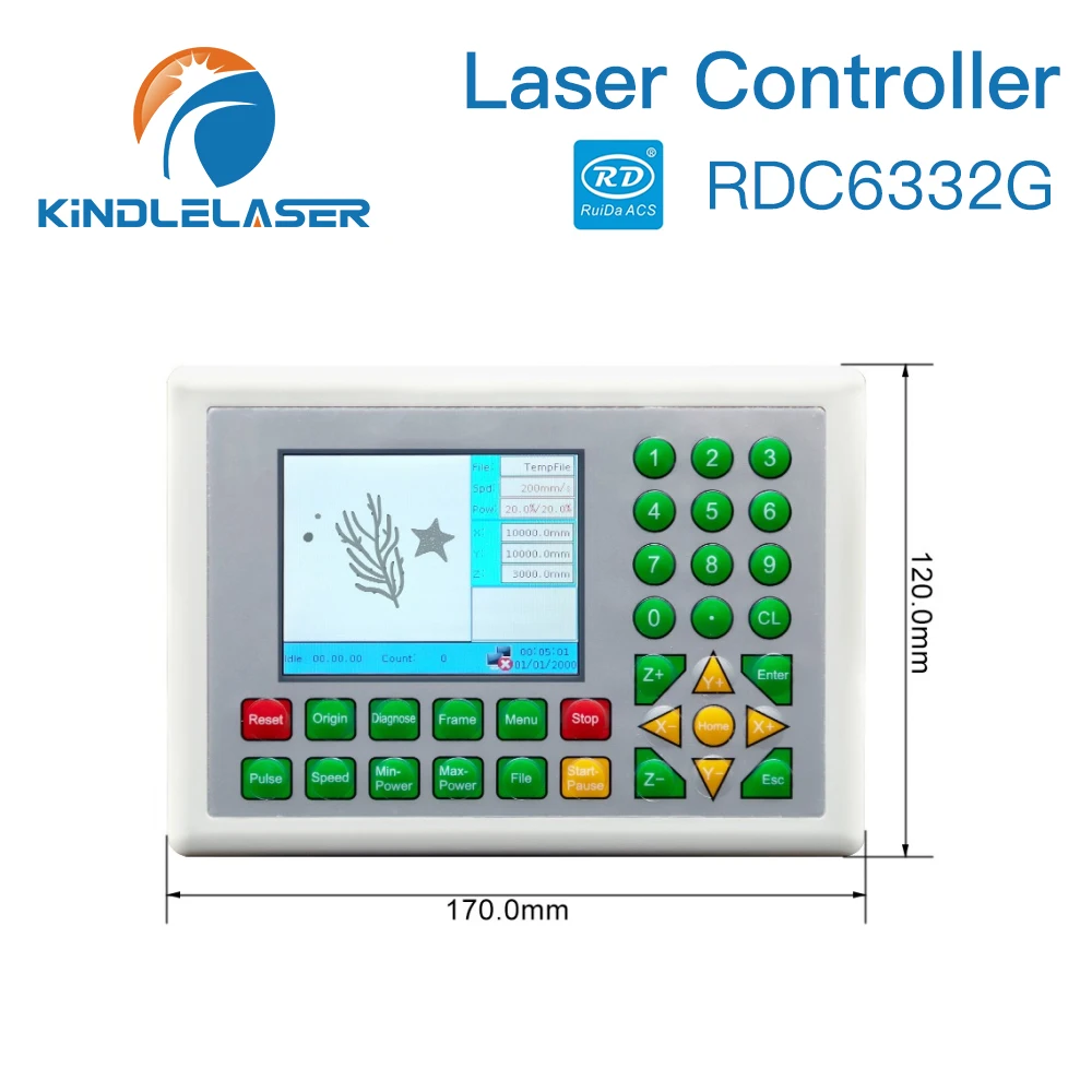 KINDLELASER Ruida dr 6332G Co2 лазерный контроллер DSP для лазерной детской лампы | Инструменты