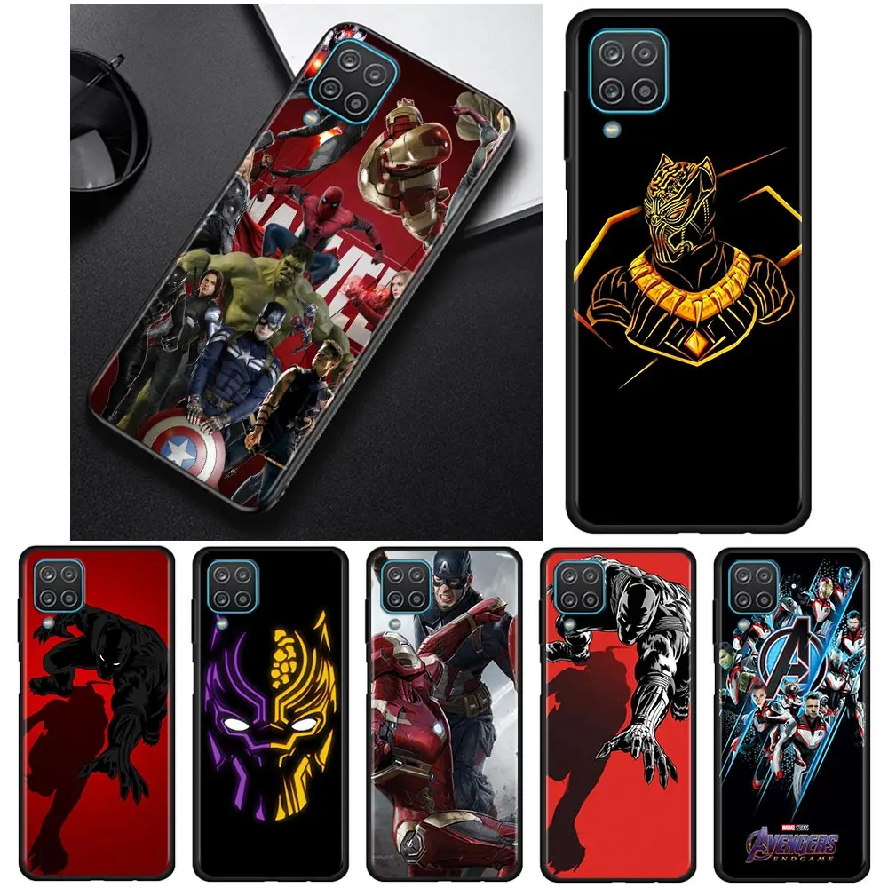 

Marvel Black Panther Cover For Samsung Galaxy A22 A52 A72 A32 4G A52s A42 A71 A51 5G A02s A12 A91 A41 A31 A21s A11 Soft Case
