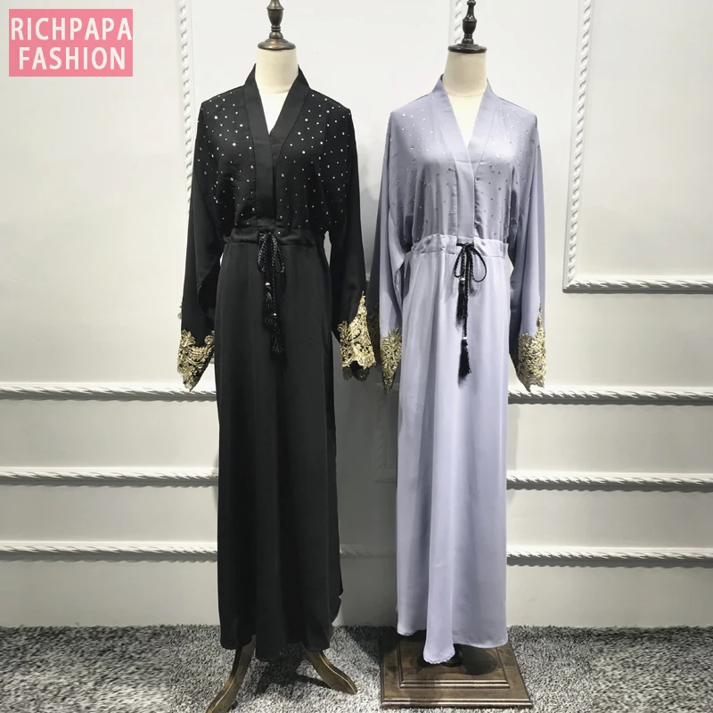 Бангладеш кафтан абайя Турция Катара Оман хиджаб мусульманское платье Абая для