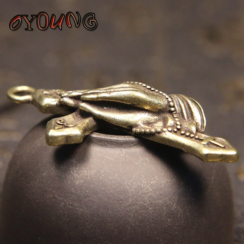 Винтажная медная подвеска в виде креста бергамота для брелока ожерелье ручной