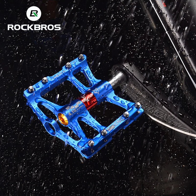 Велосипедные педали ROCKBROS сверхлегкие из алюминиевого сплава с 4 подшипниками для