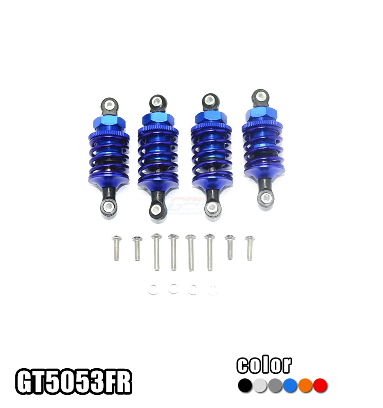 Комплект пружин GPM TRAXXAS для переднего и заднего амортизатора из алюминиевого