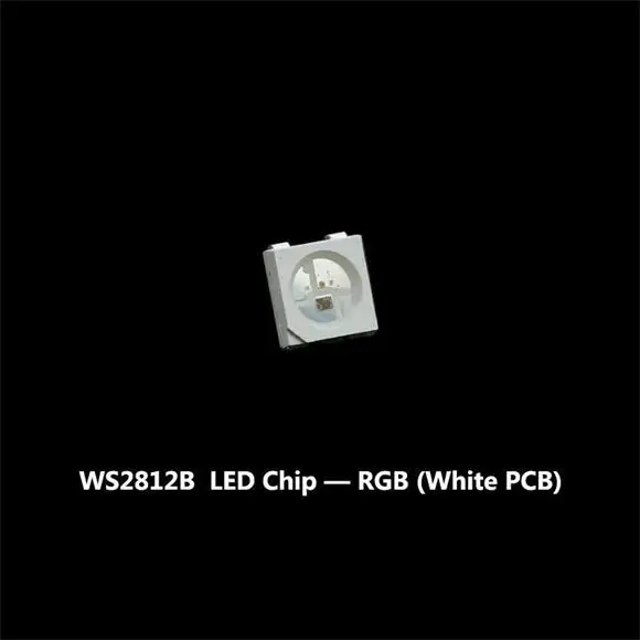 10~ 1000 шт WS2812B(4 контакта) 5050 SMD черный/белый версия WS2812B SK6812 индивидуально Адресуемая цифровая RGB RGBW светодиодный чип DC5V - Испускаемый цвет: WS2812B RGB White