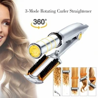 electric curling adjustable temperature hairstyle tools roll curling iron with brush for hair decorative caring accessories