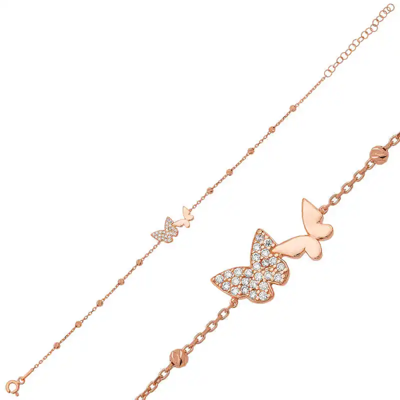 

Серебряный женский браслет Silverlina Dorissa Butterfly