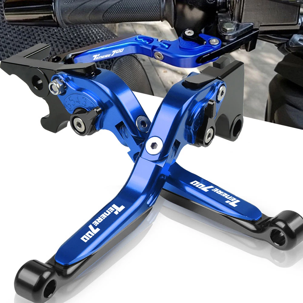 

Рычаг тормоза сцепления мотоцикла, алюминиевый выдвижной Регулируемый складной рычаг CNC для YAMAHA TENERE700 TENERE 700 2019 2020 2021
