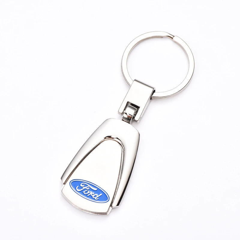 Металлический сплав двусторонний значок автомобильный Стайлинг брелок для Ford