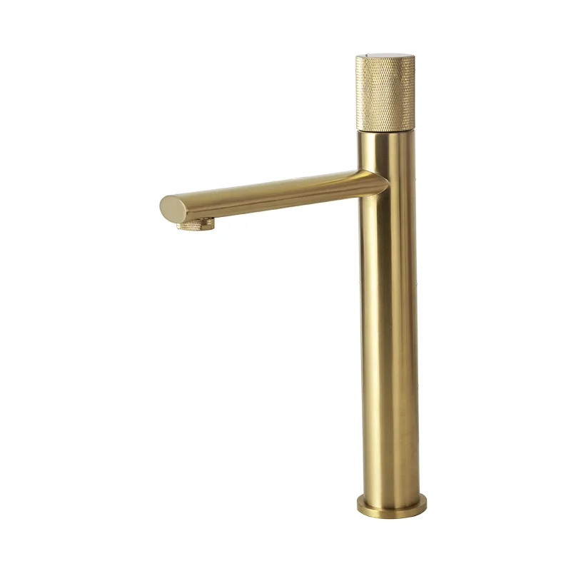 Brushed gold tap T Матовый черный и золотой кран с розами латунный кран для ванной комнаты с накаткой дизайн бортике смеситель для воды матовый золотой - Цвет: Brushed gold tap T