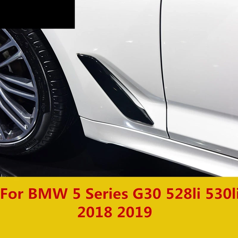 Высококачественная наклейка из АБС пластика для BMW 5 серии G30 528li 530li 2018 2019 боковое