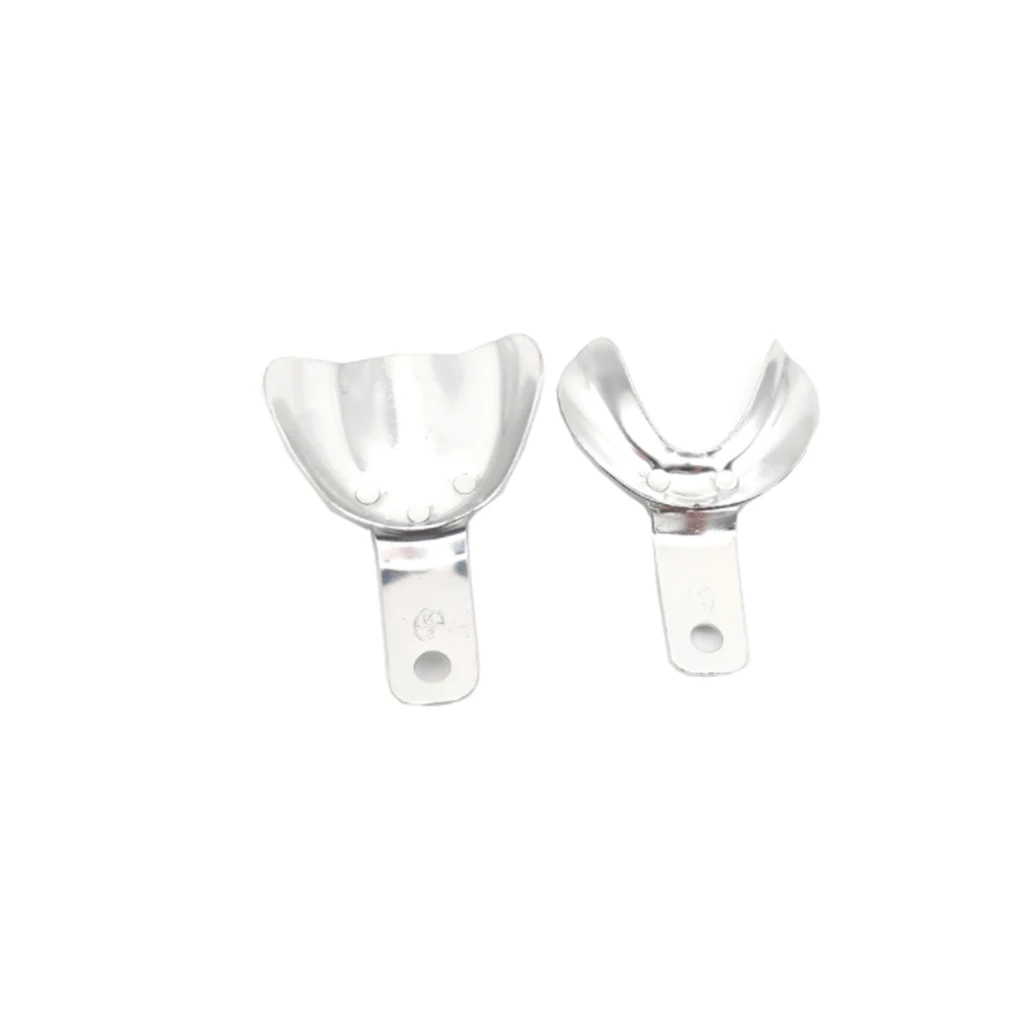 6 Pcs/Pack Dentistry Tray Aluminum Impresion Trays Autoclave Dental Denture Instrument | Красота и здоровье